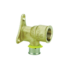 Viega 94540 PureFlow 90 deg Drop Ear Elbow, 3/4 in Nominal, Press x FNPT End Style, Bronze