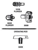 Woodford 30096 Wheel Handle for 14 and 17 Wall Faucet Metal