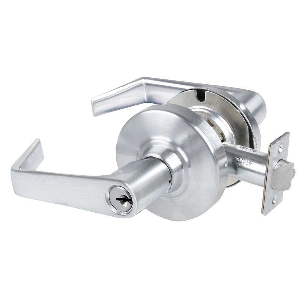 SCHLAGE Schlage ALX70P Sat 626 Lever Lockset Grade 2 Satin Chrome
