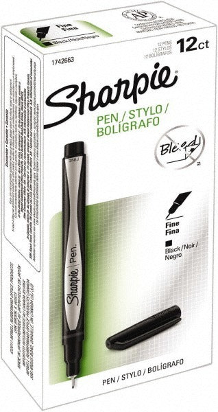 SHARPIE Sharpie 1742663 Porous Point Pen Fine Tip Black