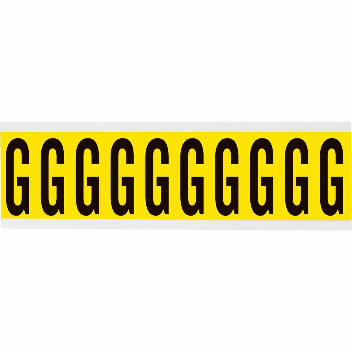 BRADY Brady 3440-G Letter label Card of 10 Labels