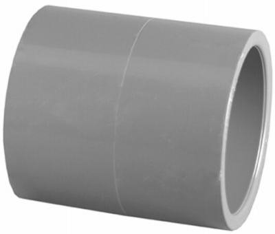 TRUE VALUE PVC081001800HA 1-1/2-Inch PVC Schedule 80 S x S Coupling