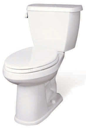 Gerber GAV21828 Toilet Bowl Elongated ADA 16-1/2 In H Rim