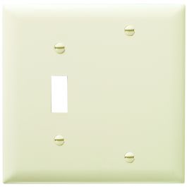 Pass & Seymour TP113LA Combination Wallplate 2 Gangs 5-1/2 in