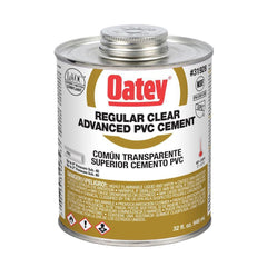 Oatey 31928 32 oz Regular Set PVC Clear Pipe Cement