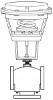 Schneider Electric VK-9313-602-5-12 valve actuator assembly 3-way mixing 2-1/2 in