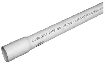 CHARLOTTE PIPE Charlotte Pipe PVC23155B0800 Sdr 13.5 Pvc Pipe 1/2 in