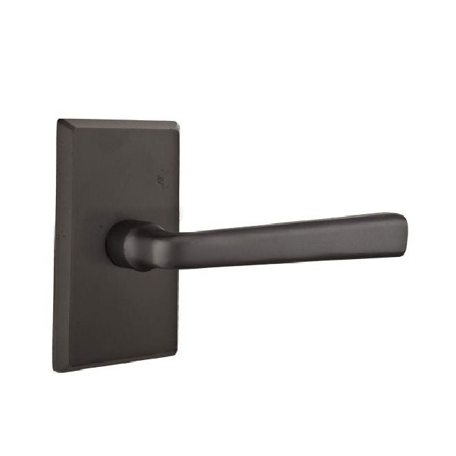 EMTEK Emtek 7204CRFBRH Cimarron Lever Privacy Set Flat Black Bronze