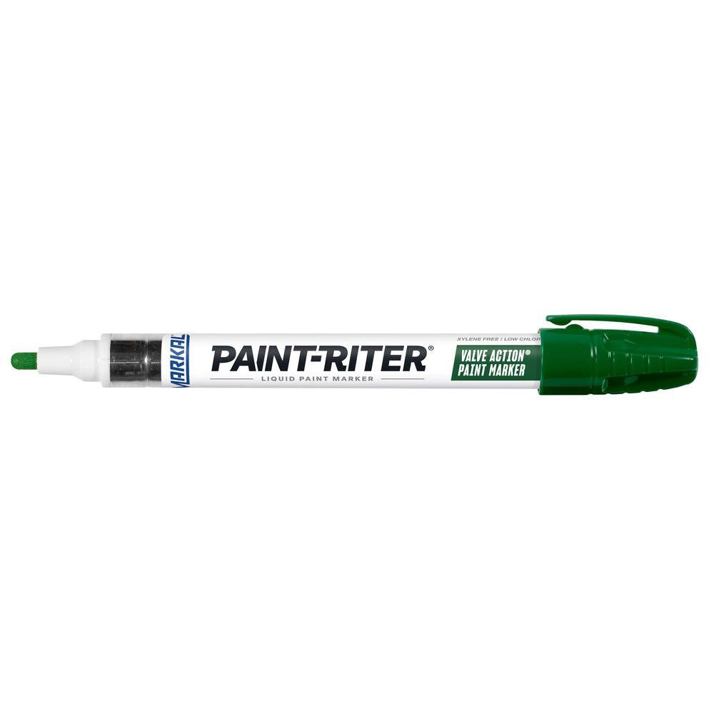 MILWAUKEE Markal 96826 Liquid Paint Marker Bullet Tip Green