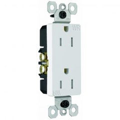 Pass & Seymour 885-TRWRW RECEPTACLE BL STR 125VAC 15A 2 3 WHT SCR