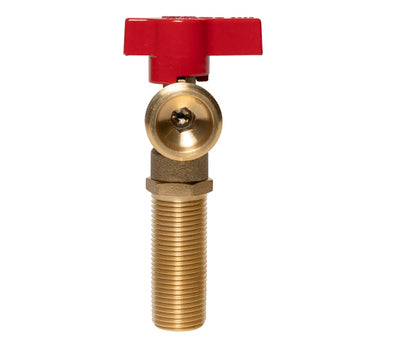 Oatey 38870 Brass Alloy Valve Quarter Turn 3/4 Inch Copper Sweat Connection Red Handle