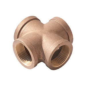 Merit Brass X110-02 Pipe Cross, 1/8 in Nominal, FNPT End Style, 125 lb