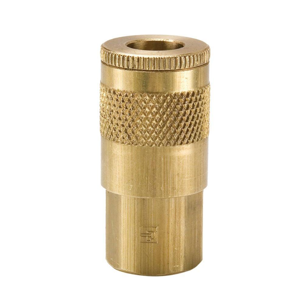 Parker B13A Air Coupling, Brass 0.75 in Hex