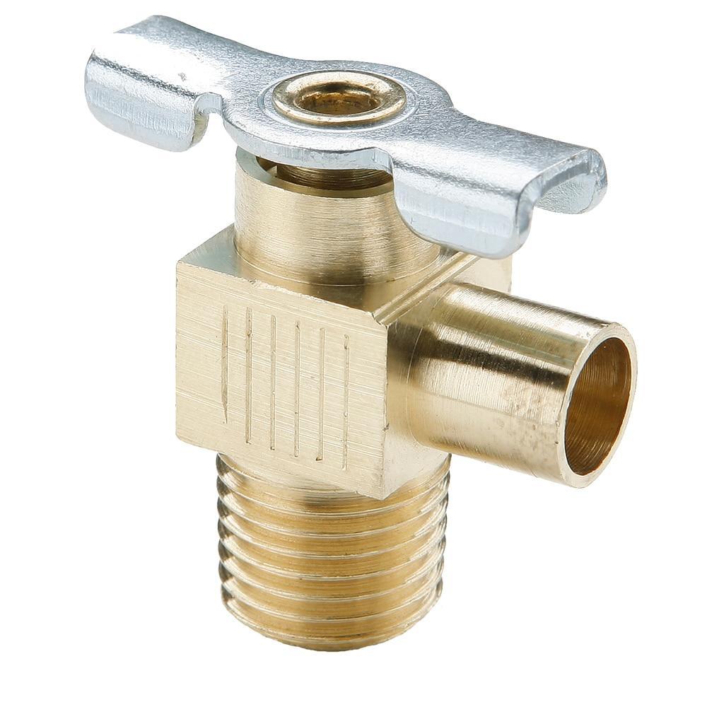 Parker DC607-4 Drain Cock, 1/4 in, Hose, 10 bar, Brass Body