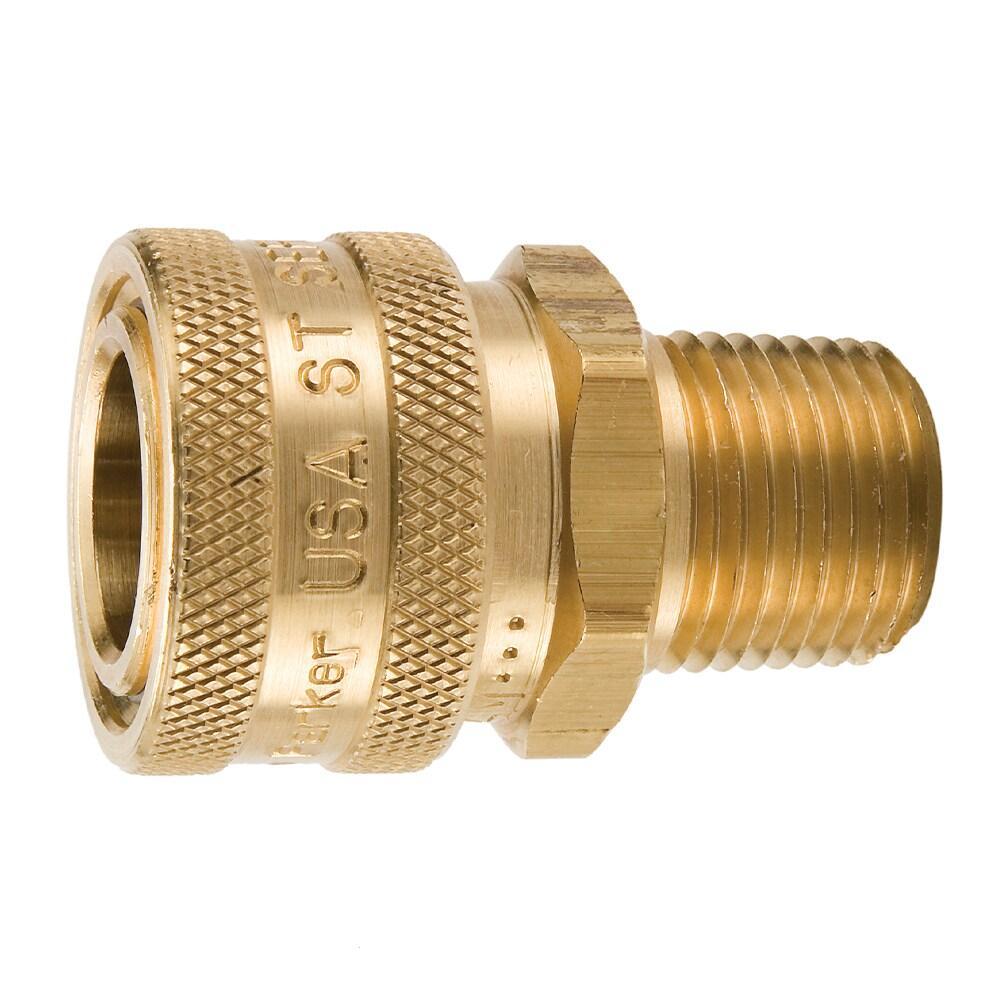 Parker BST-6M Quick Coupler, Brass