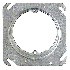 ABB 52C31/2-25 4 Steel Square Box Cover, 1/2 Raised, 3.5 cu.in.