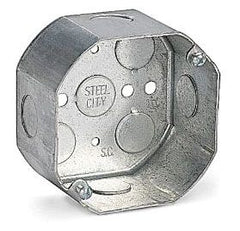 ABB 541711/2-25 T-B 4IN OCTAGON BOX 22.5CU 1/2-KO