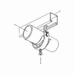 ABB CPC050 Superstrut Cobra One-Piece Cable and Pipe Clamp 1/2 in (100 ea)