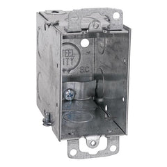 ABB CXWOW Gangable Switch Box, Steel, 18 cu-in Capacity, 1 Gangs, 1 Outlets, 6 Knockouts