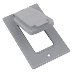 ABB DCCGV-WH Weatherproof Receptacle Cover 4-9/16 in Length 2-13/16 in Width