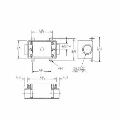 ABB E981DFN Device Box Power 18 cu-in