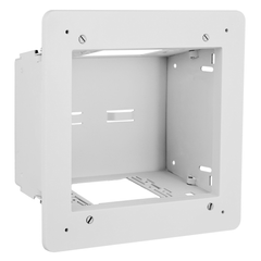 Hubbell nsav62m enclosure, FPTV, 2gang, metal, wh