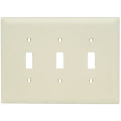 Legrand TPJ3I Pass & Seymour TPJ3-I 3Gang Wall Plate Toggle Switch Nylon Jumbo