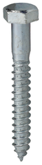 L.H. Dottie LAG14212 1/4 x 2-1/2 Inch Zinc Plated Hex Head Lag Screw