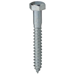 L.H. Dottie LAG14212 1/4 x 2-1/2 Inch Zinc Plated Hex Head Lag Screw