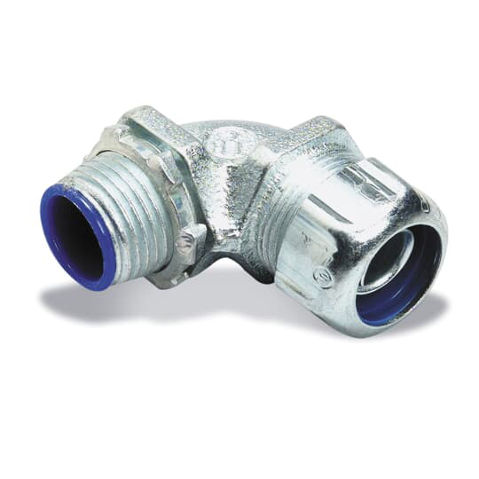 ABB 5256 Thomas & Betts Liquidtight Connector Non-Insulated Steel 90 Degree 1-1/2 Inch