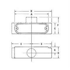 ABB DAT-5-CG RED 1-1/2IN RIGID T CONDUIT