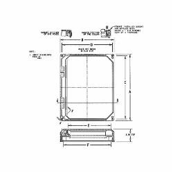 ABB NI64W CAR-ELE 6X4 HNG WINDOW KIT