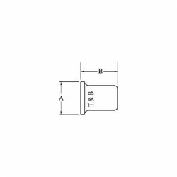 ABB PT70M T&B Wire Joint Non-Ins Crimp-On Copper Plated Pgtail 4-#12 Max 3-#18 Min