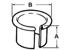 Bridgeport 1007 Bushing Anti-Short Redheads Polyethylene Trade Size 7