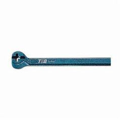 ABB TY525M-NDT Thomas & Betts Detectable Cable Tie 7 Blue Nylon 6.6 w/ Stainless Steel Locking Device