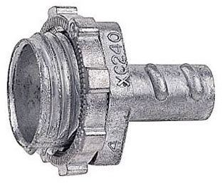 ABB XC240 Steel City XC240 3/8 Armored Cable/Flex Conduit Screw-In Connector