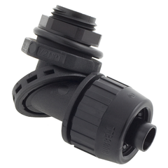 Hubbell Wiring Device-Kellems PS0509NBK 1/2 Inch Black Male Non-Metallic Liquidtight Conduit