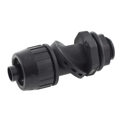 Hubbell Wiring Device-Kellems PS0509NBK 1/2 Inch Black Male Non-Metallic Liquidtight Conduit