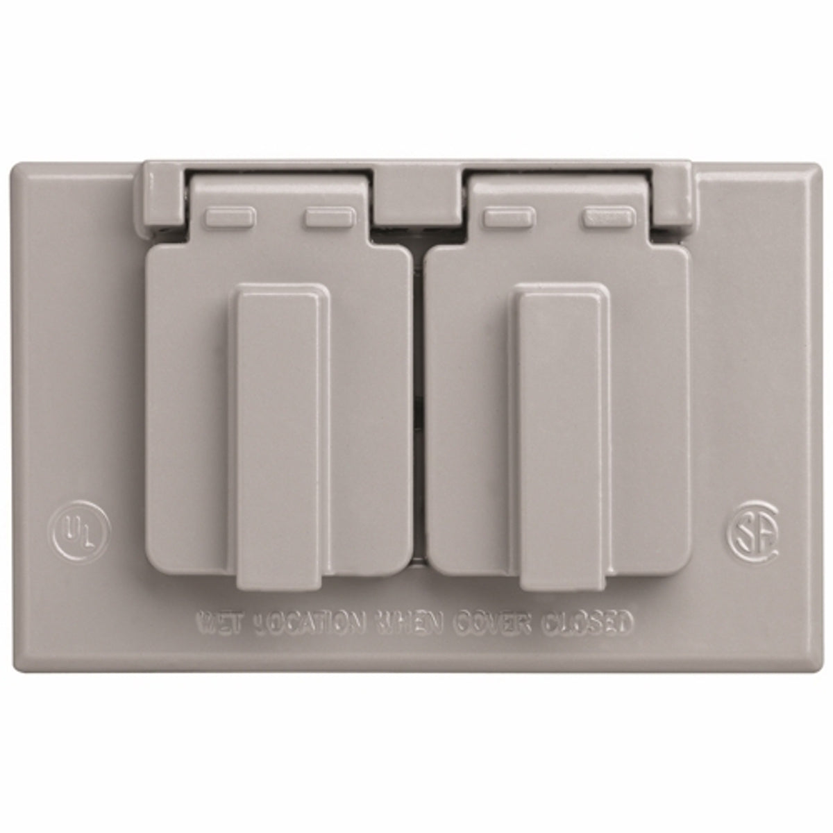 Legrand-Pass & Seymour CA8-GH Weatherproof Cover with Self Closing Lids