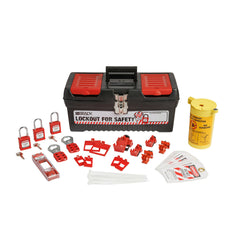 Brady 153670 ELEC LOTO KT w/Nylon Padlocks in Toolbox