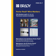 Brady PWM-PK-7 Porta Pack WM Refill Legend L1 L2 L3 Replacement MPN