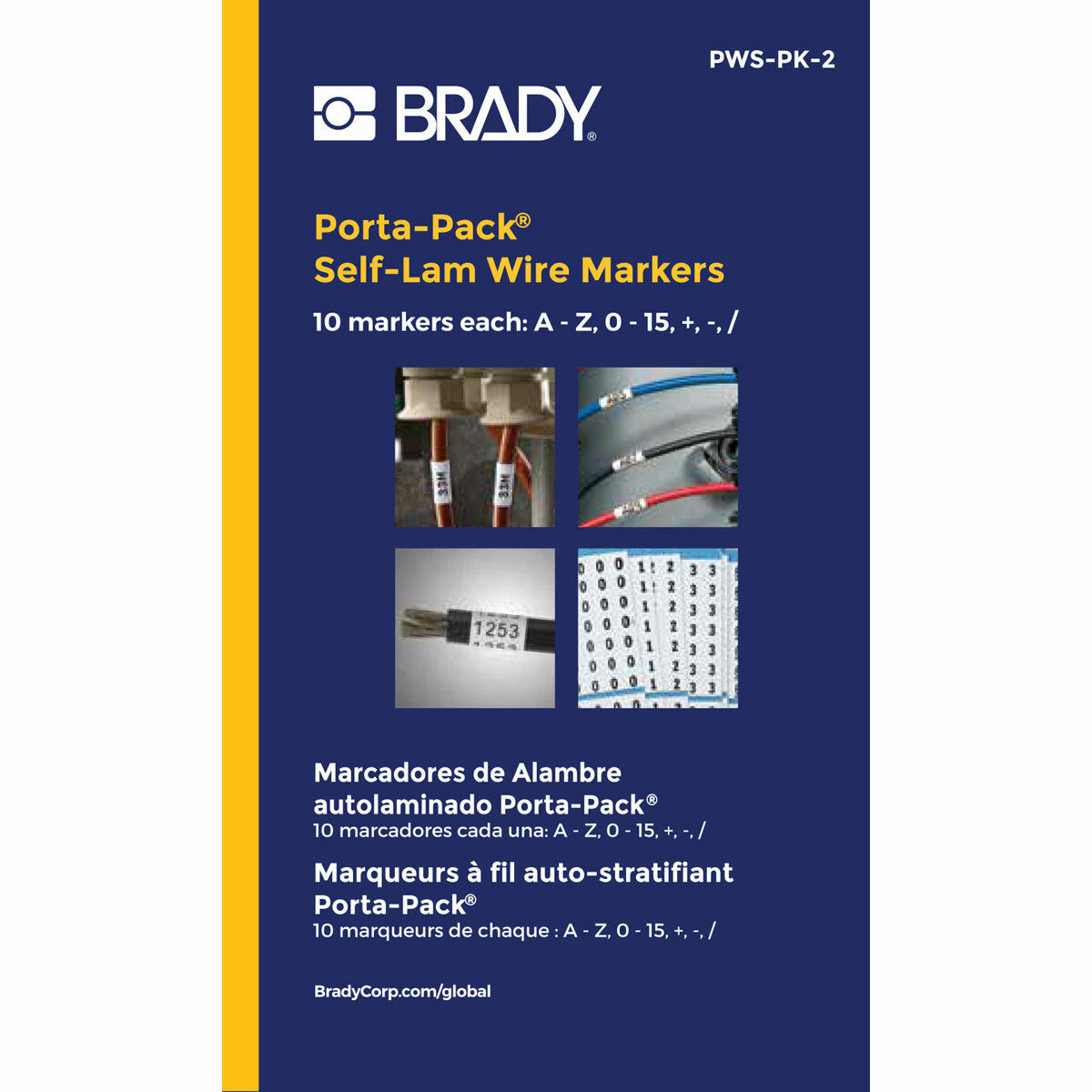 Brady PWS-PK-2 Porta PK WM Refill Self Lam Combo 2