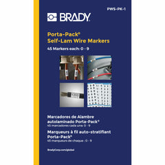 Brady PWS-PK-1 Porta PK WM Refill Legend 0 to 9