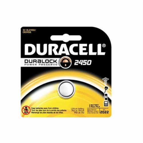 Duracell DL2450BPK Coin Battery - 3 Volt Lithium Button Cell