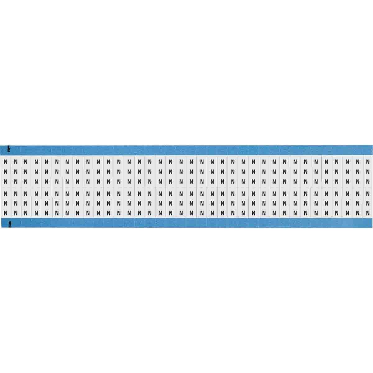 Brady WM-N-SC-PK Wire Marker 0.75in H x 0.25in W, N