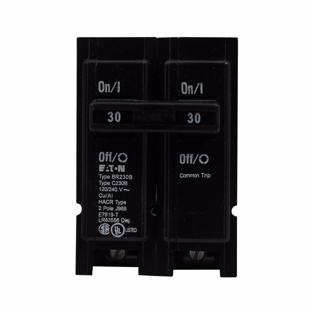 Eaton BR250B Miniature Circuit Breaker 50A/2 Pole 120/240V