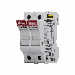 Eaton CHM2DU Bus Fuseholder Compact Modular 2P 30A 600V For 10X38 Midget Fuse