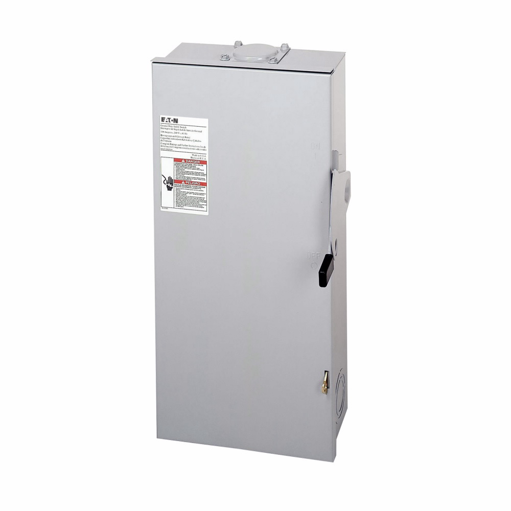 Eaton DG223URB Safety Switch 100 Amp 240 VAC 2-Pole NEMA 3R