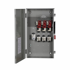 Eaton DH324NRK Heavy Duty Safety Switch 200 A NEMA 3R Painted Galvanized Steel Class H Neutral Three-Pole Four-Wire 240 V