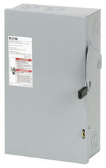 Eaton DG322NGB DG Series Cartridge Fusible General Duty Safety Switch, 240 VAC, 60 A, 3 to 10 hp, 7-1/2 to 15 hp, TPST Contact